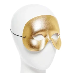 Gold Cocktail Domino Masquerade Mask<Party Delights
