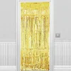 Gold Foil Door Curtain - 2.4M X 92Cm<Party Delights New