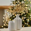 Gold Foliage Stems - 37Cm (5Pk)<Party Delights Outlet