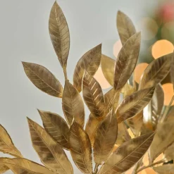 Gold Foliage Stems - 37Cm (5Pk)<Party Delights Outlet
