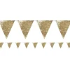 Gold Glitter Bunting - 3M<Party Delights Hot