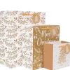 Party Delights Gift Wrapping<Gold Glitter Gift Bag Set (3Pk)