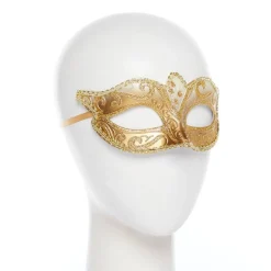 Gold Glitter Mask<Party Delights