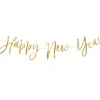 Gold 'Happy New Year' Foil Paper Letter Banner - 66Cm<Party Delights New