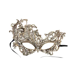Gold Lace Masquerade Mask<Party Delights Best