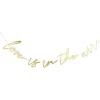 Gold Love Is In The Air Letter Banner - 2M<Party Delights