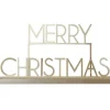Party Delights Tableware<Gold Merry Christmas Sign