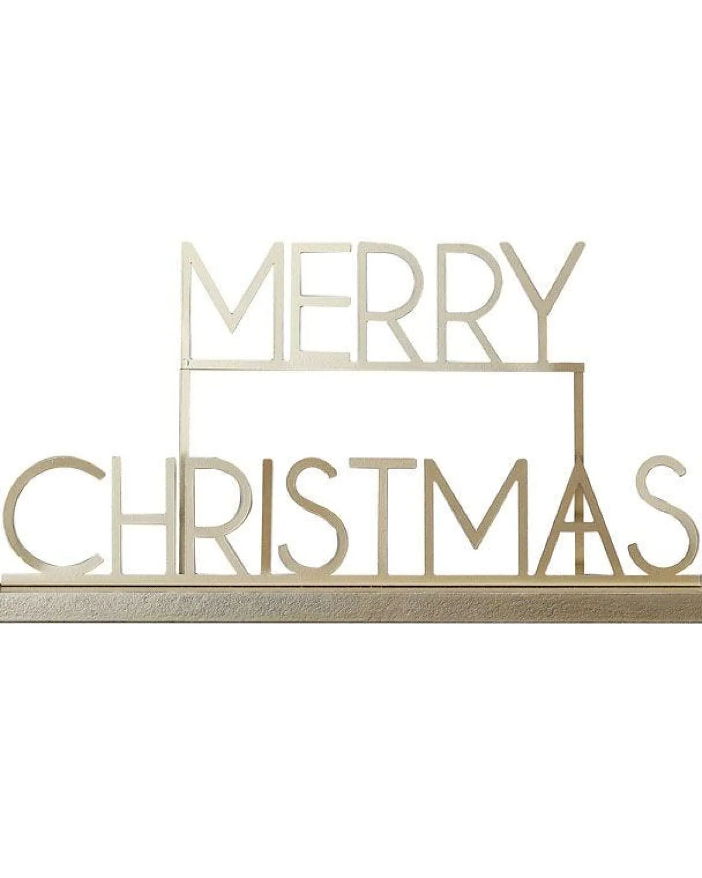 Party Delights Tableware<Gold Merry Christmas Sign