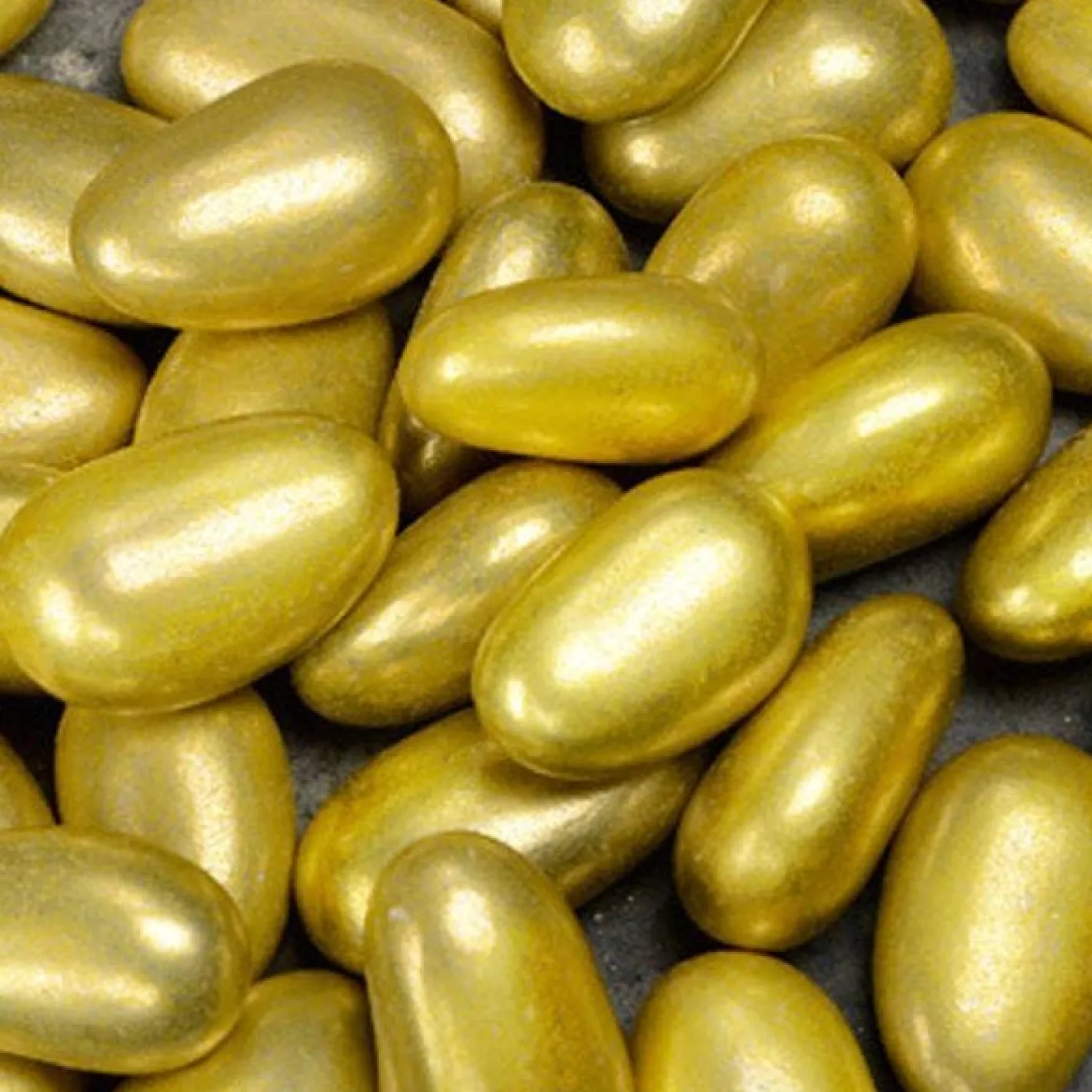 Gold Metallic Sugared Almonds - 1Kg<Party Delights Hot
