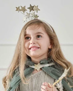 Party Delights Costume Accessories<Gold Star Headband