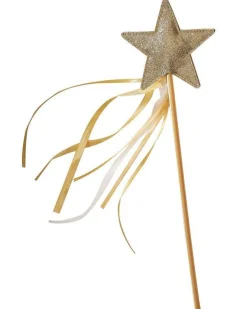 Party Delights Costume Accessories<Gold Star Wand