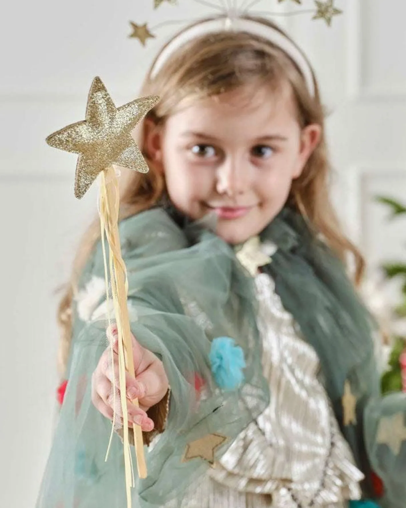 Party Delights Costume Accessories<Gold Star Wand