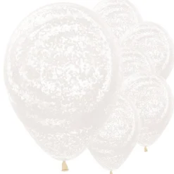 Party Delights Snowflake Decorations<Graffiti Frosty White Balloons - 12" Latex (25Pk)