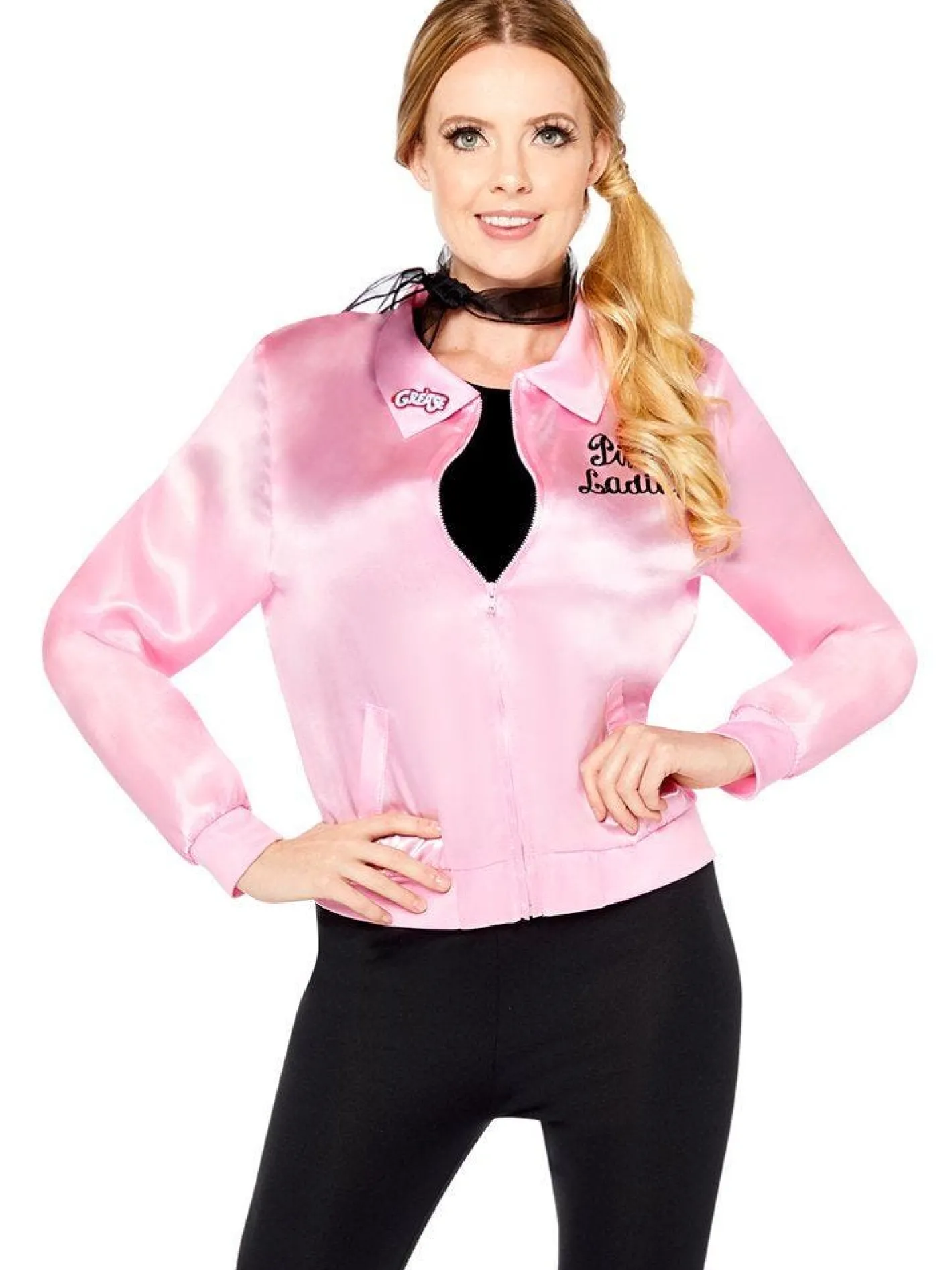 Party Delights Couples' Costumes<Grease Pink Ladies Jacket - Adult Costume
