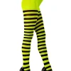 Women's Party Delights Women's<Green & Black Tights - Adult Plus Size