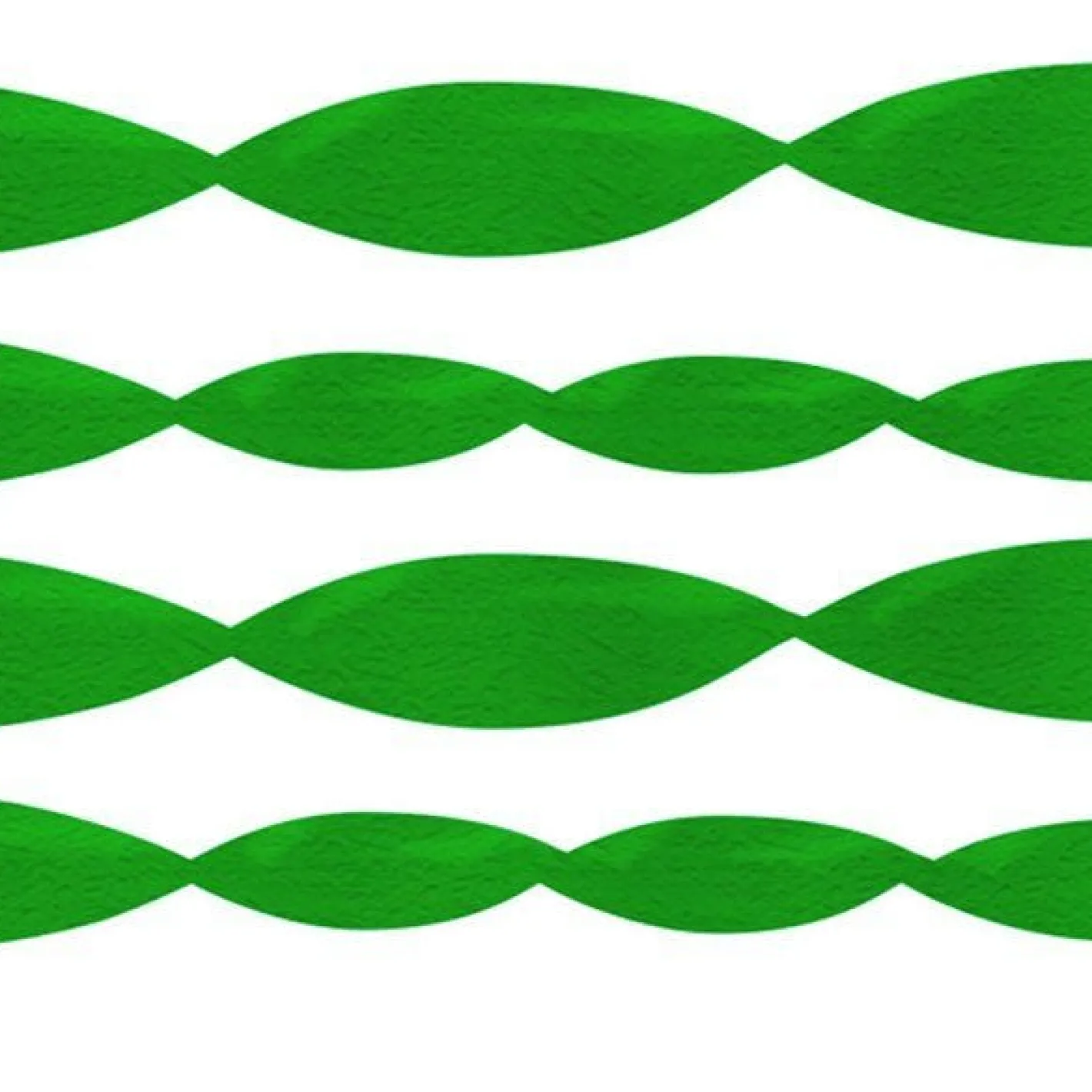 Green Crepe Paper Streamer - 24M<Party Delights Clearance