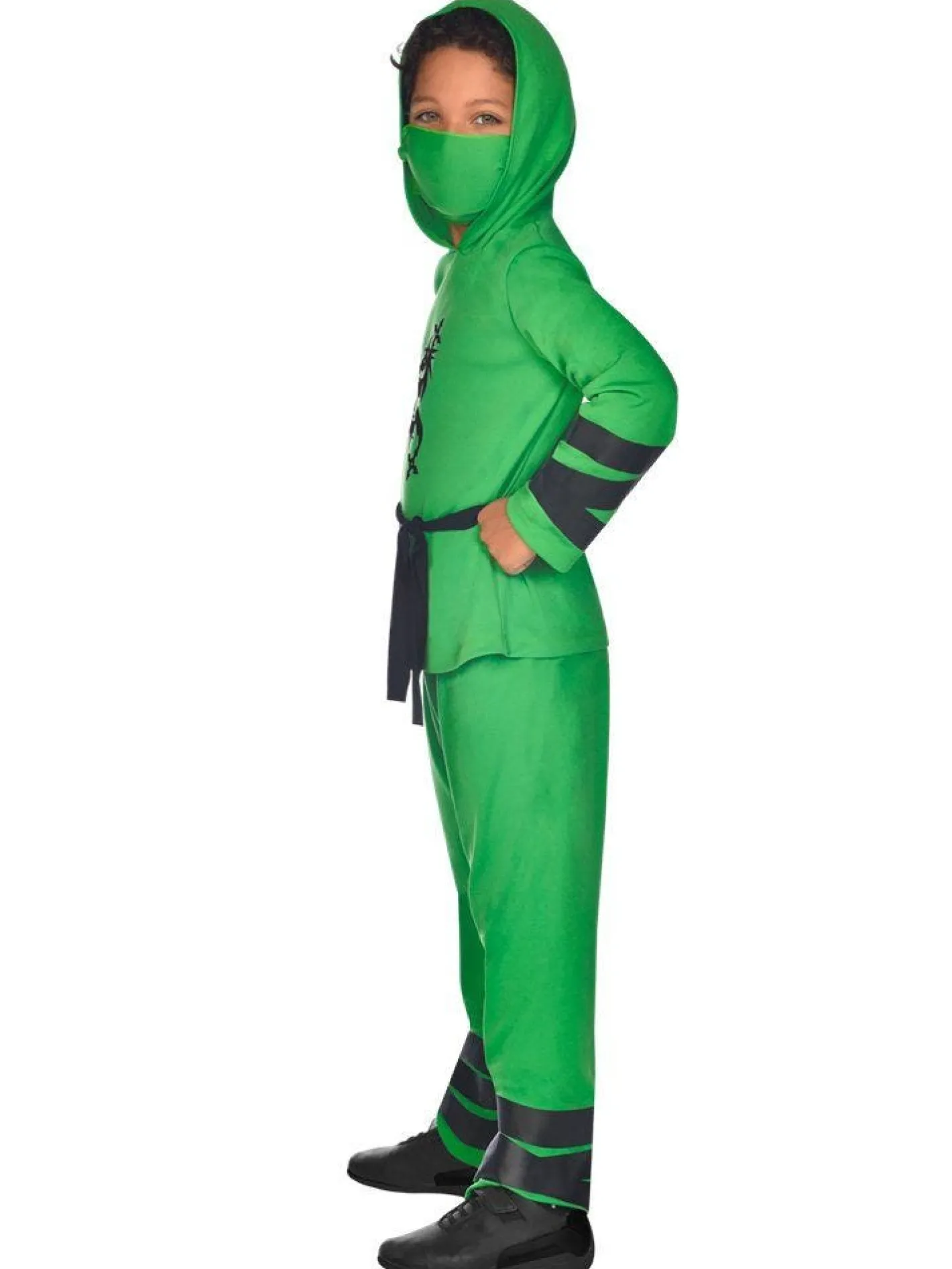 Kids' Party Delights Kids'<Green Ninja Warrior - Child And Teen Costume