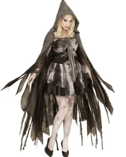 Men's Party Delights Men's<Grey Shredded Cape - 165Cm