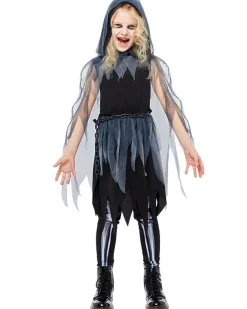 Kids' Party Delights Kids'<Grim Reaper Girl - Childs Costume