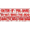 Halloween Bloody Print Paper Banners - 1M (3Pk)<Party Delights Outlet