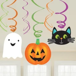 Party Delights Hanging Decorations<Hallo-Ween Friends Hanging Swirls (6Pk)