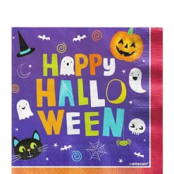 Party Delights Tableware<Hallo-Ween Friends Napkins - 33Cm (16Pk)