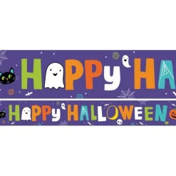 Hallo-Ween Friends Paper Banners - 1M (3Pk)<Party Delights Sale