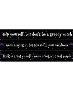 Party Delights Hanging Decorations<Halloween Help Yourself Paper Banners - 1M