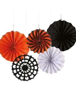 Party Delights Hanging Decorations<Halloween Paper Fans