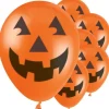 Party Delights Balloons<Halloween Pumpkin Print Orange Balloons - 12" Latex (6Pk)