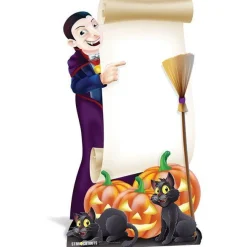 Halloween Sign Cardboard Cutout - 185Cm X 99Cm<Party Delights Outlet