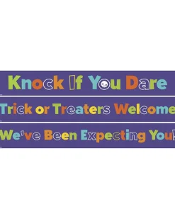 Halloween Trick Or Treat Paper Banners - 1M<Party Delights Online