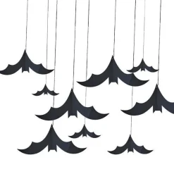 Party Delights Hanging Decorations<Hanging Bats (8Pk)