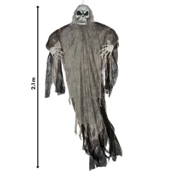 Party Delights Props<Hanging Black Reaper - 2.1M