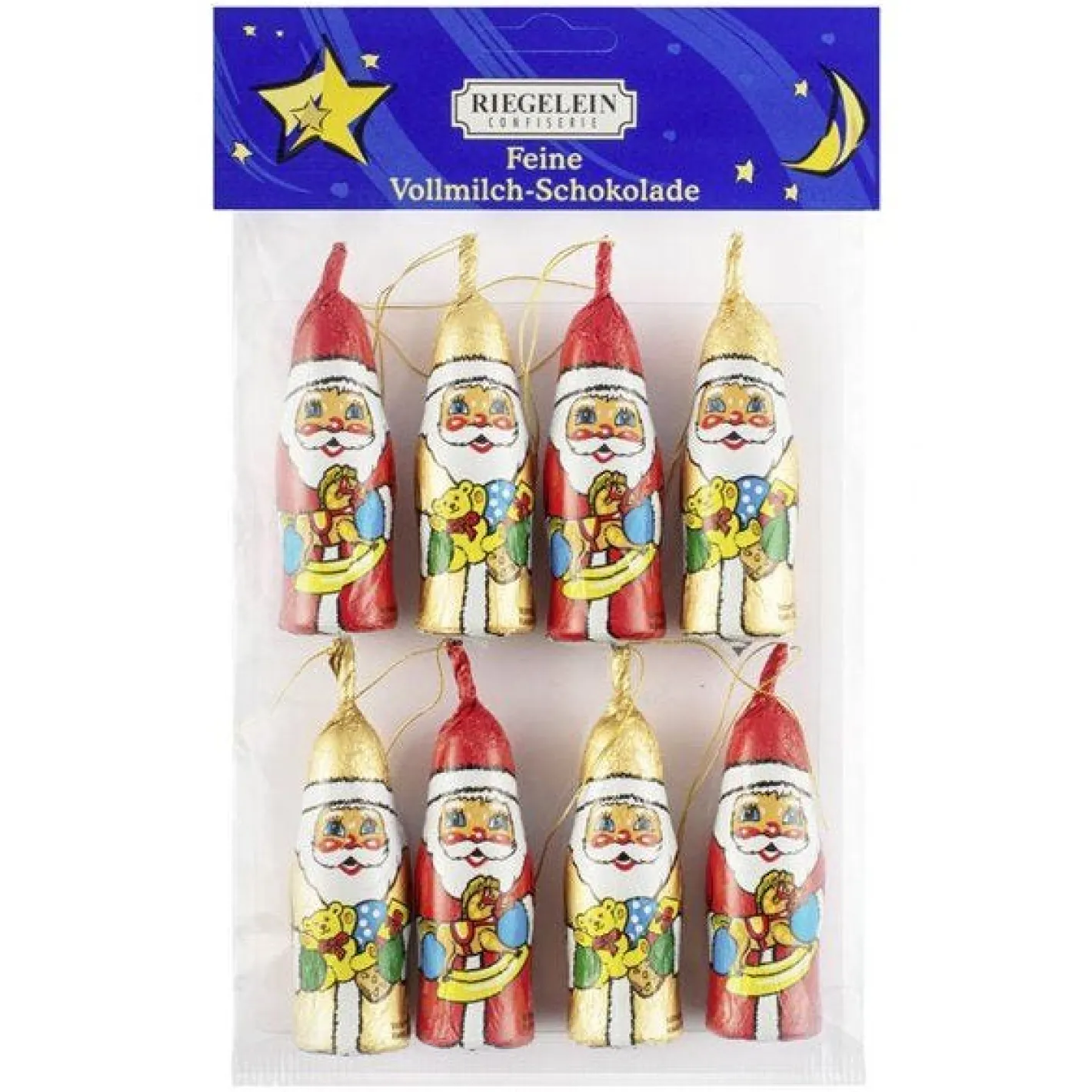 Hanging Chocolate Santas - 100G<Party Delights New