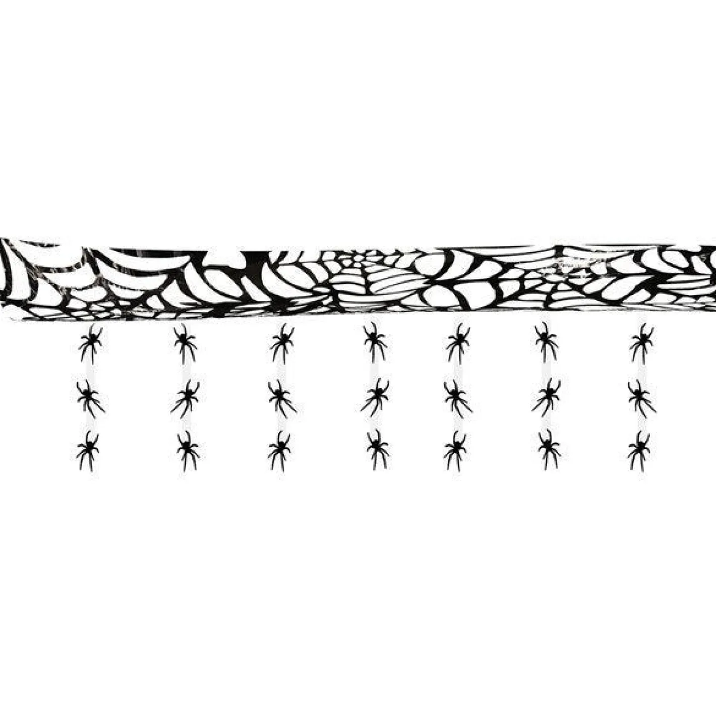 Party Delights Hanging Decorations<Hanging Spiders Ceiling Decoration - 3M
