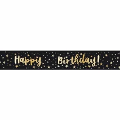 Happy Birthday Add An Age Foil Banner<Party Delights Clearance