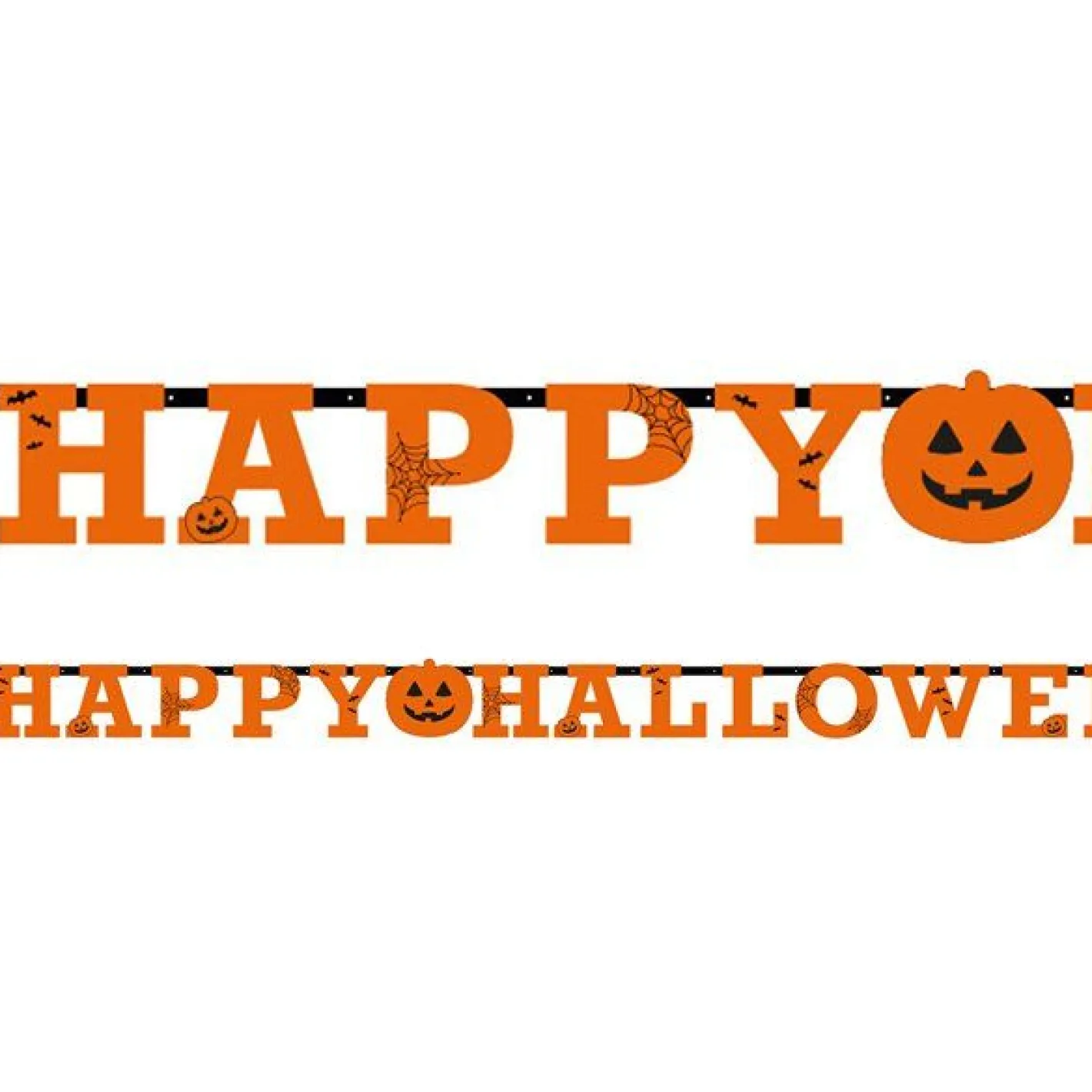 Party Delights Hanging Decorations<Happy Halloween Banner - 2.3M
