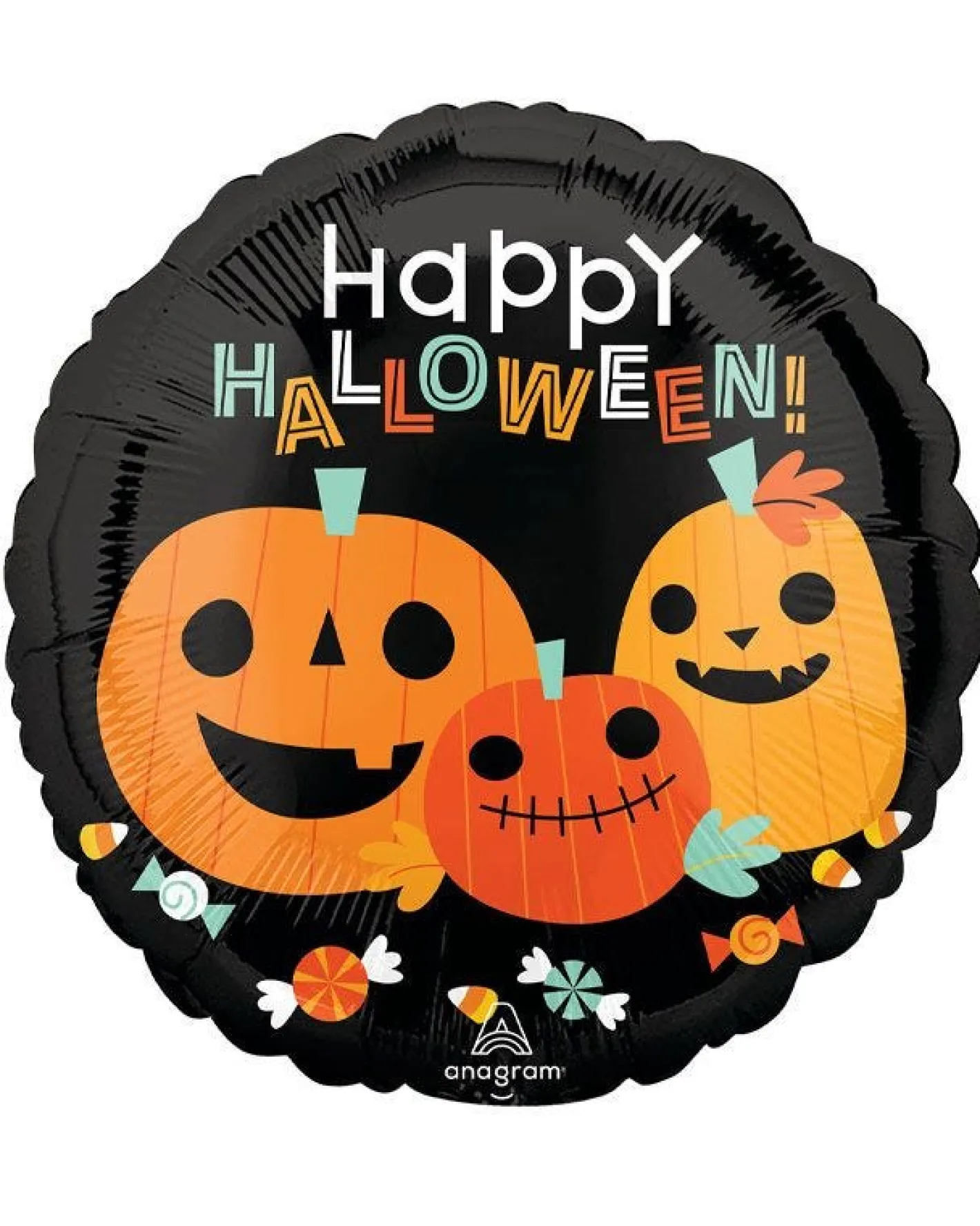 Party Delights Balloons<Happy Halloween Pumpkins Balloon - 18" Foil