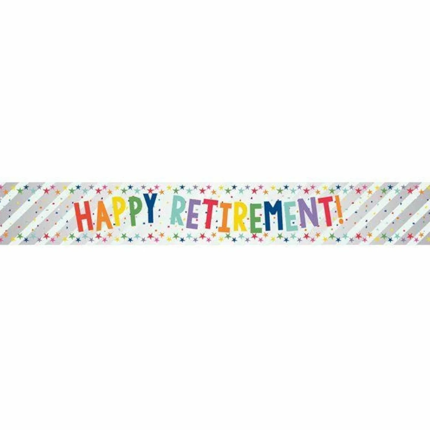 Happy Retirement Foil Banner<Party Delights Online