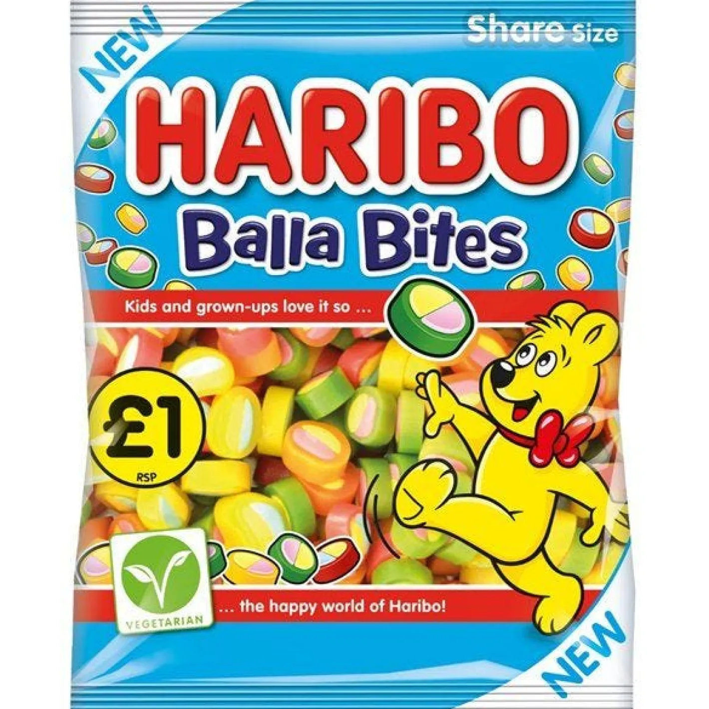 Haribo Balla Bites - 140G<Party Delights Best