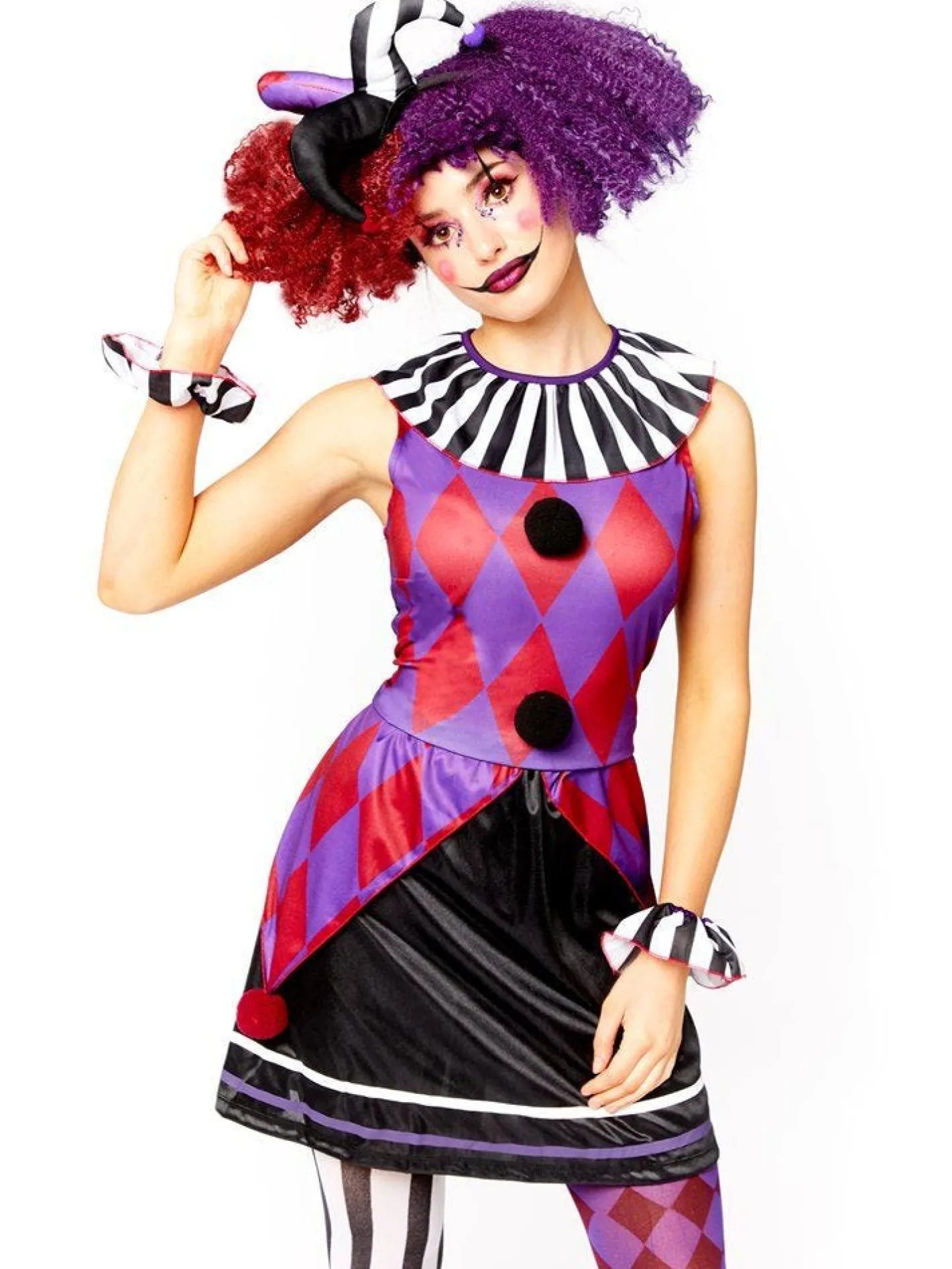 Women's Party Delights Women's<Harlequin Heartbreaker - Adult Costume