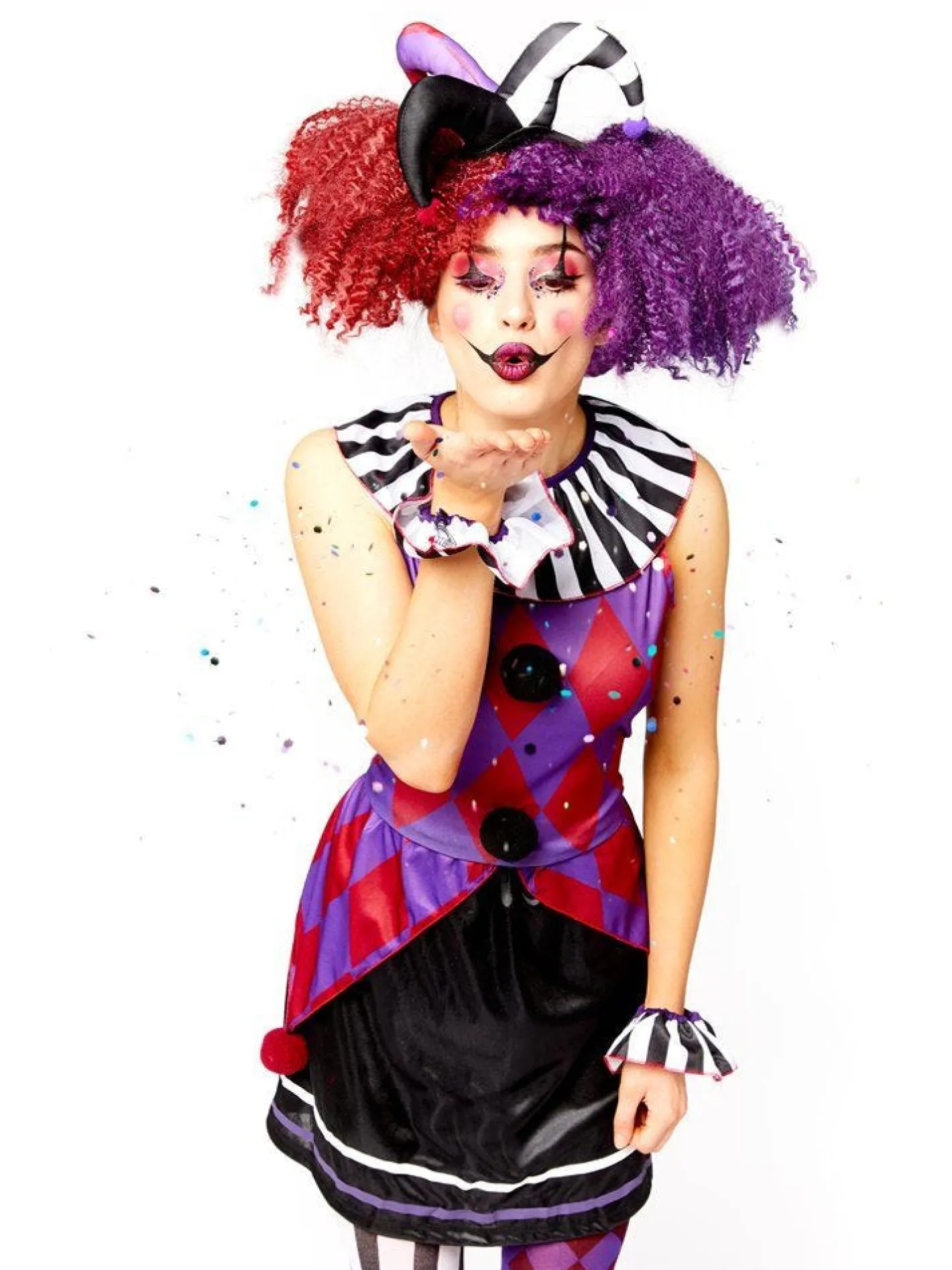 Women's Party Delights Women's<Harlequin Heartbreaker - Adult Costume