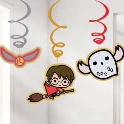 Harry Potter Hanging Swirls (6Pk)<Party Delights New