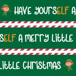 Party Delights Naughty Elf Accessories<Have Yourself A Merry Little Christmas Paper Banners - 1M (3Pk)