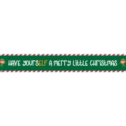 Party Delights Naughty Elf Accessories<Have Yourself A Merry Little Christmas Paper Banners - 1M (3Pk)