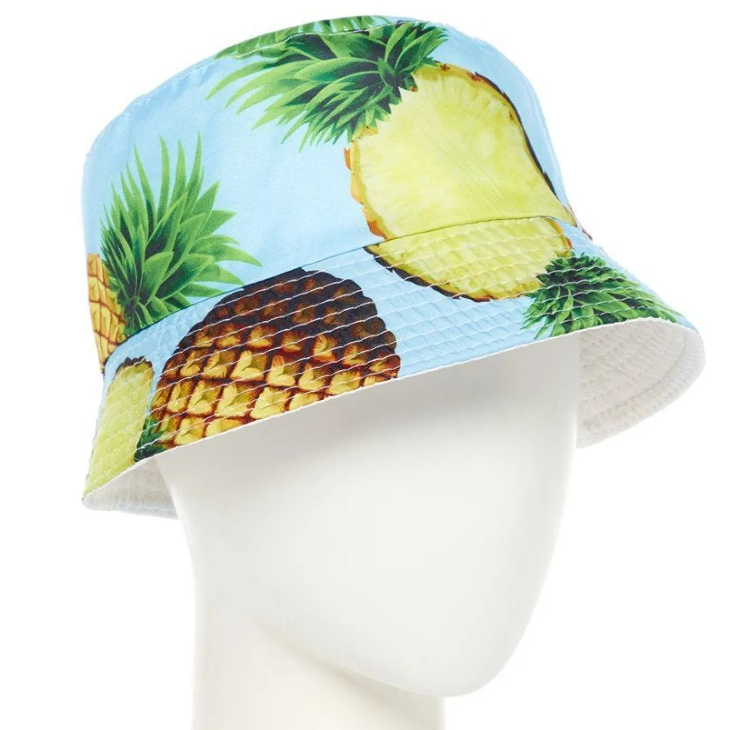 Hawaiian Pineapple Bucket Hat<Party Delights Hot