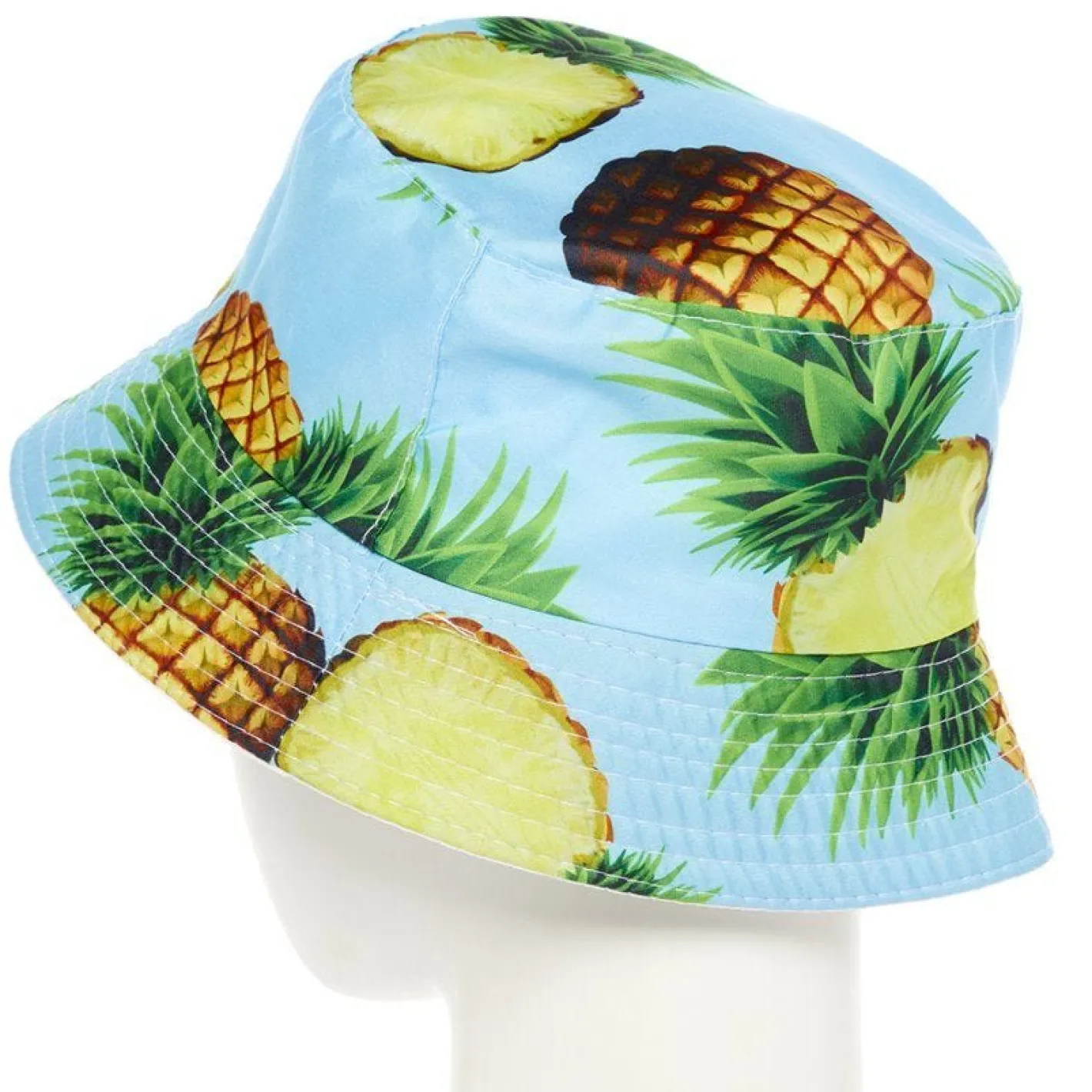 Hawaiian Pineapple Bucket Hat<Party Delights Hot