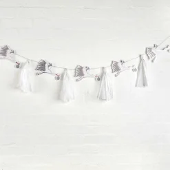 Hello Little One Stork & Tassel Garland - 3M<Party Delights Online