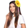 Hippie Wig With Sunflower Headband<Party Delights Hot